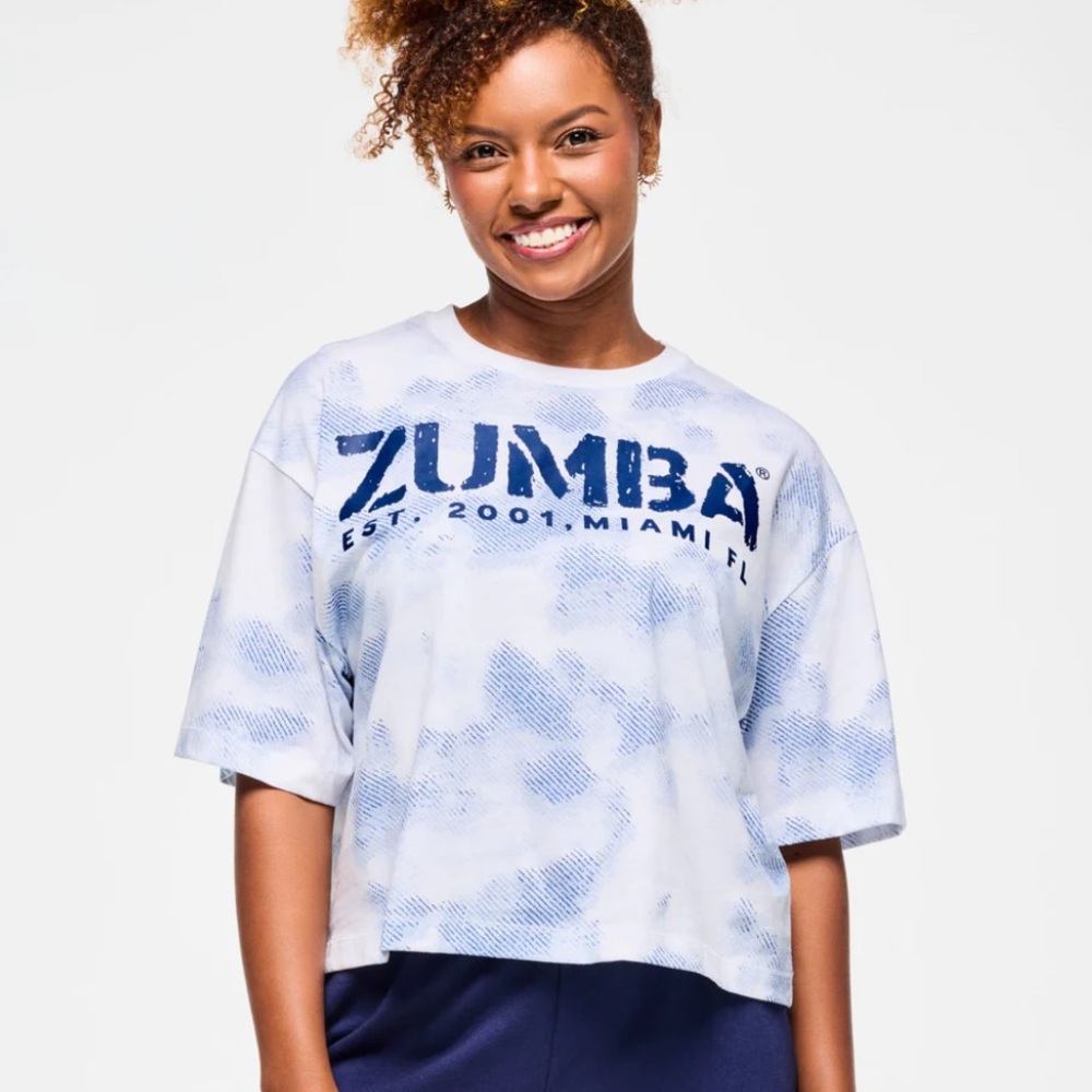 Zumba Oversized Boxy Crop Top